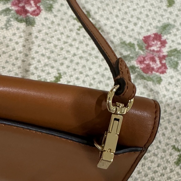 Rebecca Minkoff Brown Leather Crossbody Bag with Multicolor Tassels - Picture 7 of 10